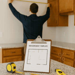 Kitchen Cabinet Measurement Template